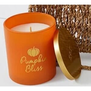Summer & Rose PUMPKIN BLISS Soy Candle NEW in box Fall Winter Pumpkin Scent